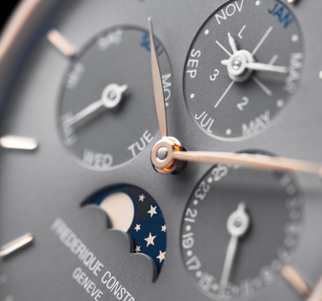 Frédérique Constant Slimline Manufacture Quantième Perpétuel : nouveau cadran gris Frédérique Constant Slimline Manufacture Quantième Perpétuel : nouveau cadran gris