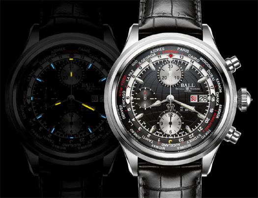 Ball Watch Company Trainmaster Worldtime Chronograph Ball Watch Company Trainmaster Worldtime Chronograph