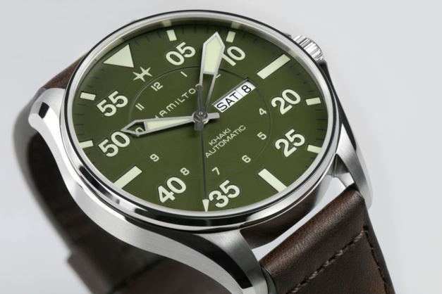Hamilton Khaki Pilot Schott NYC : j'veux du cuir ! Hamilton Khaki Pilot Schott NYC : j'veux du cuir !