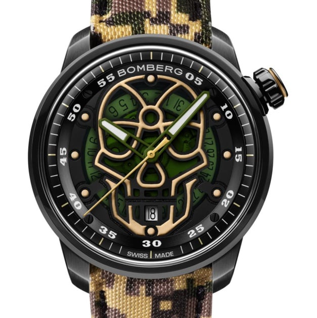 Bomberg BB-01 Auto Military Skull Bomberg BB-01 Auto Military Skull