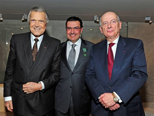 Jean-Paul Barbier-Mueller, Président du Musée Barbier-Mueller; Juan Carlos Torres, directeur général de Vacheron Constantin ; Alain Catta, Ambassadeur de France en Suisse