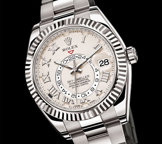 Rolex Oyster Perpetual Sky-Dweller en or gris