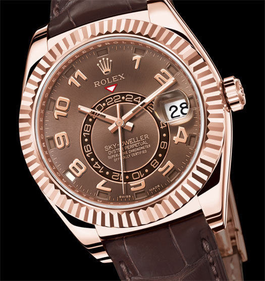 Rolex Oyster Perpetual Sky-Dweller en everose Rolex Oyster Perpetual Sky-Dweller en everose