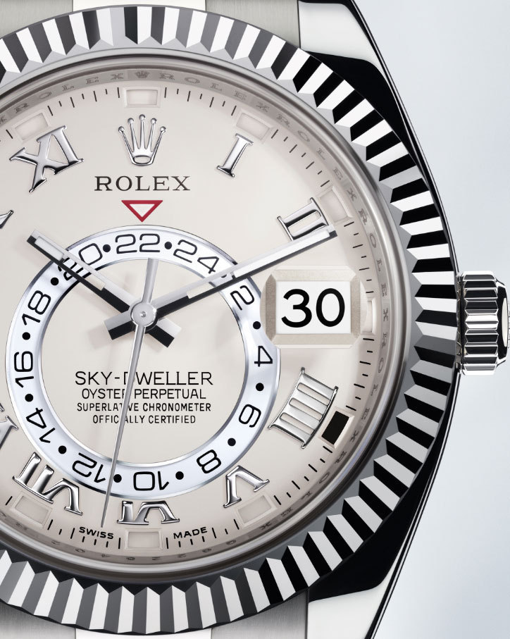 Rolex Oyster Perpetual Sky-Dweller en or gris