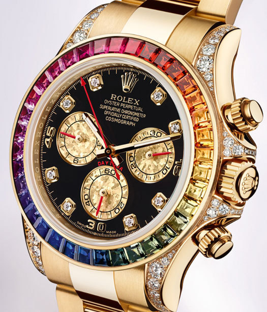Rolex : une Oyster Perpetual Cosmograph Daytona aux couleurs de l’arc-en-ciel Rolex : une Oyster Perpetual Cosmograph Daytona aux couleurs de l’arc-en-ciel