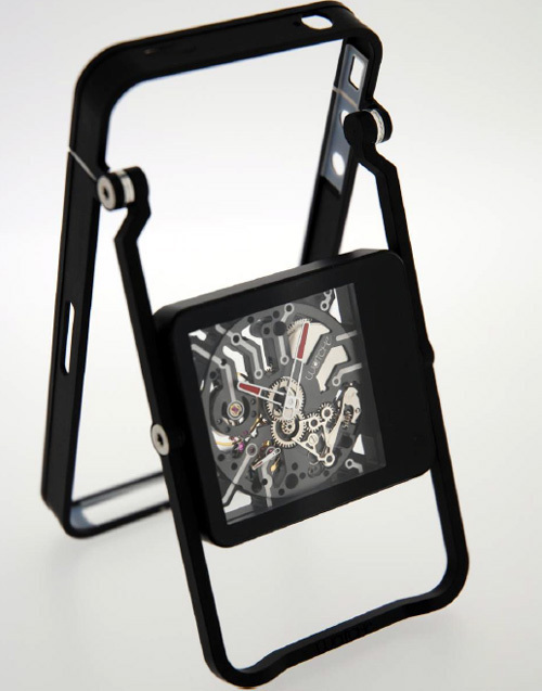 WATCHe : offrir à votre iPhone une coque équipée d’une montre mécanique… WATCHe : offrir à votre iPhone une coque équipée d’une montre mécanique…