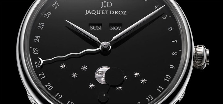 Jaquet Droz : Eclipse onyx et Grande Heure Onyx, mariage réussi de l’onyx et de l’acier…