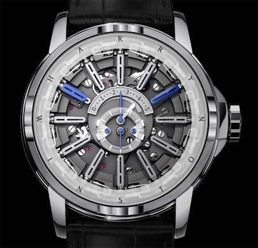 Harry Winston Opus 12 : de cinq en cinq, une autre lecture du temps... 