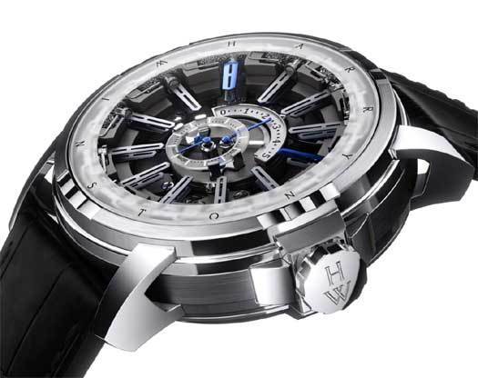 Harry Winston Opus 12 : de cinq en cinq, une autre lecture du temps... Harry Winston Opus 12 : de cinq en cinq, une autre lecture du temps...