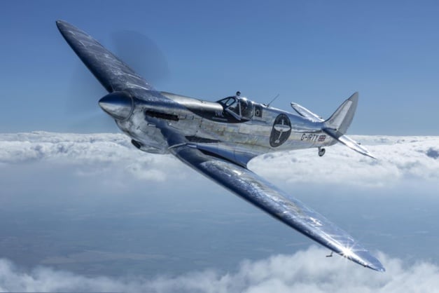 The longest flight Silver Spitfire The longest flight Silver Spitfire