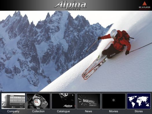 Alpina lance son application iPad