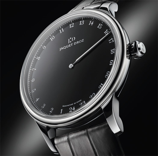 Jaquet Droz Grande Heure Onyx en acier