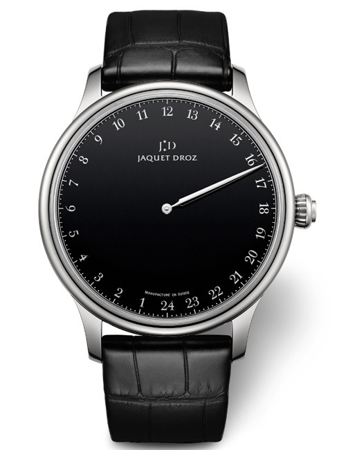 Jaquet Droz : la Grande Heure Onyx, pour prendre son temps… Jaquet Droz : la Grande Heure Onyx, pour prendre son temps…