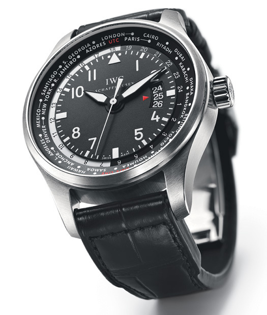 IWC Montre d’Aviateur Heure Universelle : bagage à main IWC Montre d’Aviateur Heure Universelle : bagage à main