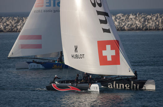 Hublot aux côtés d’Alinghi pour défendre les couleurs de la Suisse sur les plans d’eau du monde entier Hublot aux côtés d’Alinghi pour défendre les couleurs de la Suisse sur les plans d’eau du monde entier