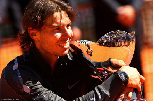 Rafael Nadal : 8ème titre consécutif à Monte-Carlo, avec sa Richard Mille RM 027 au poignet