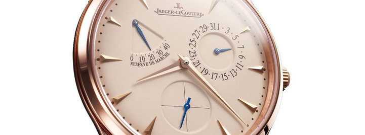 Jaeger-LeCoultre Master Ultra Thin Réserve de marche en or rose