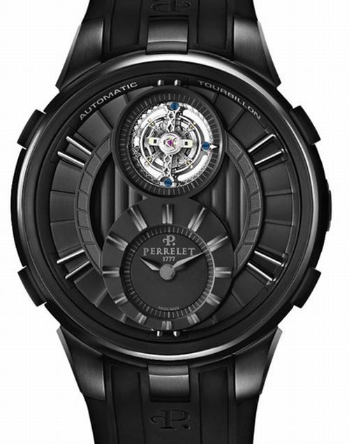 Perrelet Tourbillon automatique, DLC noir Perrelet Tourbillon automatique, DLC noir