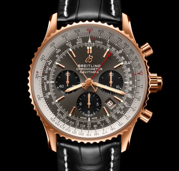 Breitling Navitimer B03 chrono rattrapante COSC en or rouge