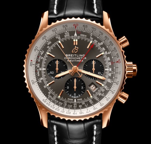Breitling Navitimer B03 chrono rattrapante COSC en or rouge Breitling Navitimer B03 chrono rattrapante COSC en or rouge