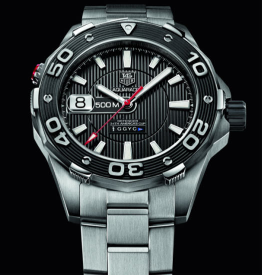 Coupe de l’America : TAG Heuer, partenaire d’Oracle Team USA présente sa nouvelle collection Aquaracer 500 M