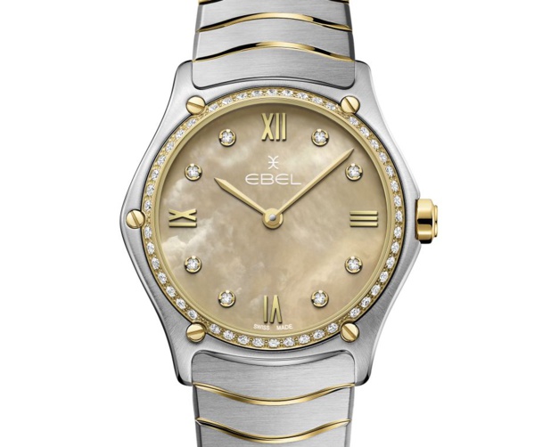 Ebel Sport Classic Lady : la nacre beige et les diamants à l'honneur Ebel Sport Classic Lady : la nacre beige et les diamants à l'honneur