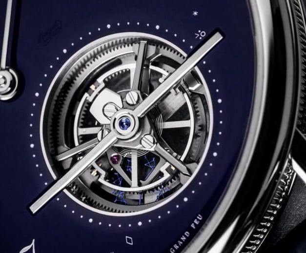 Breguet Classique Tourbillon Extra-Plat : splendide version en platine avec cadran en émail grand feu bleu Breguet Classique Tourbillon Extra-Plat : splendide version en platine avec cadran en émail grand feu bleu