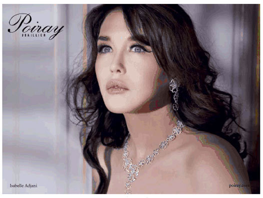 Isabelle Adjani pour Poiray Isabelle Adjani pour Poiray