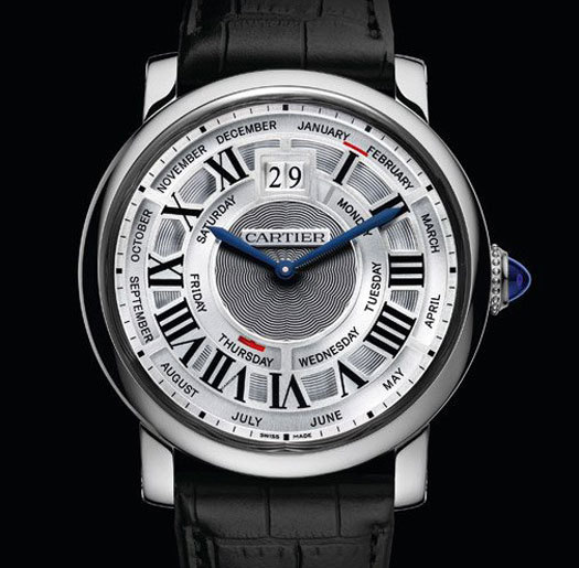 Cartier Rotonde Quantième Annuel calibre 9908 MC or gris Cartier Rotonde Quantième Annuel calibre 9908 MC or gris