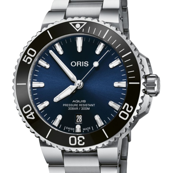 Oris Aquis Date : diamètre inédit de 41,5 mm Oris Aquis Date : diamètre inédit de 41,5 mm