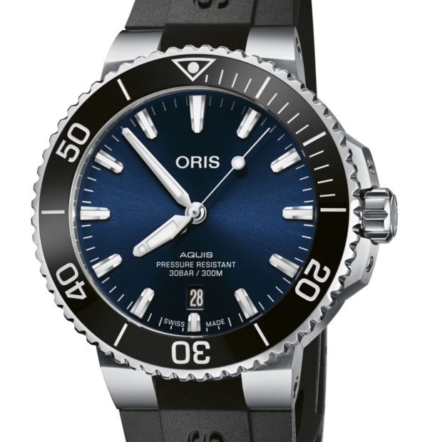 Oris Aquis Date : diamètre inédit de 41,5 mm Oris Aquis Date : diamètre inédit de 41,5 mm