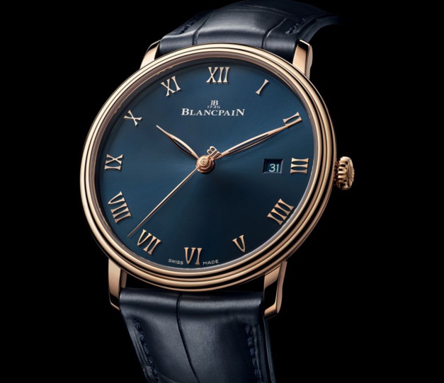 Blancpain : un duo de cadrans bleus pour la collection Villeret