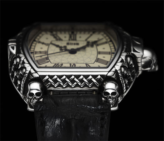 Memento Mori Agonium : montre gothique