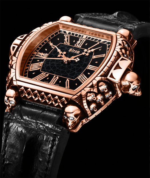 Memento Mori Agonium : montre gothique