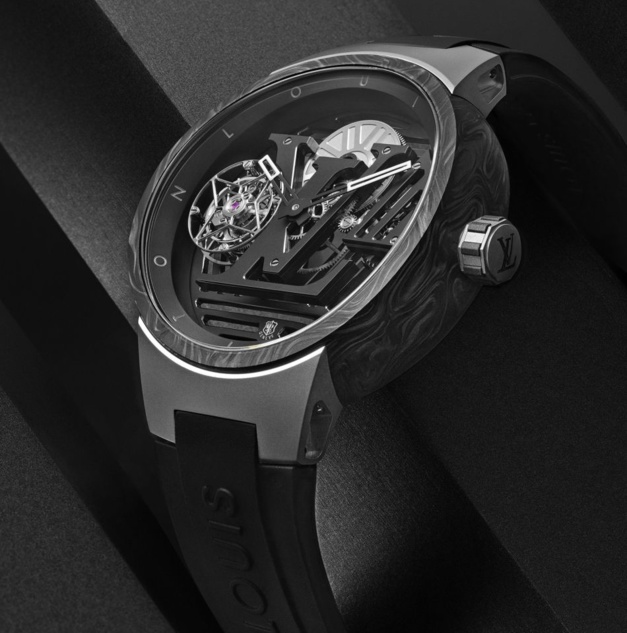 Louis Vuitton Tambour Curve Tourbillon Volant Poinçon de Genève