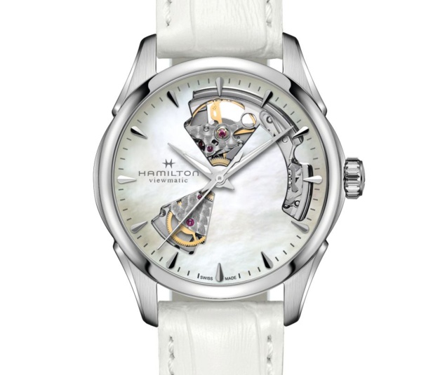 Hamilton Jazzmaster Open Heart : pour vous, mesdames ! Hamilton Jazzmaster Open Heart : pour vous, mesdames !