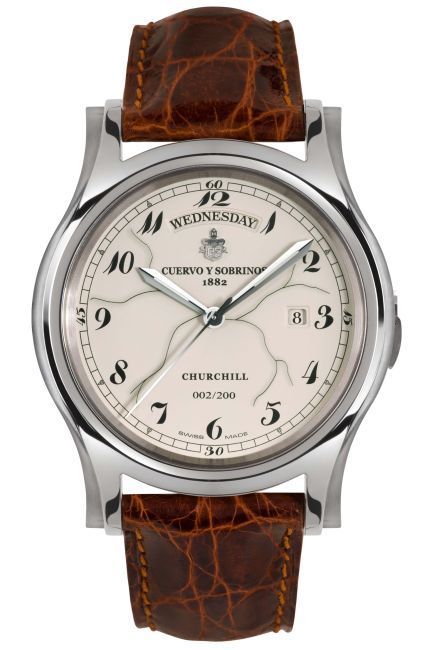 Cuervo y Sobrinos Robusta Day-Date Churchill