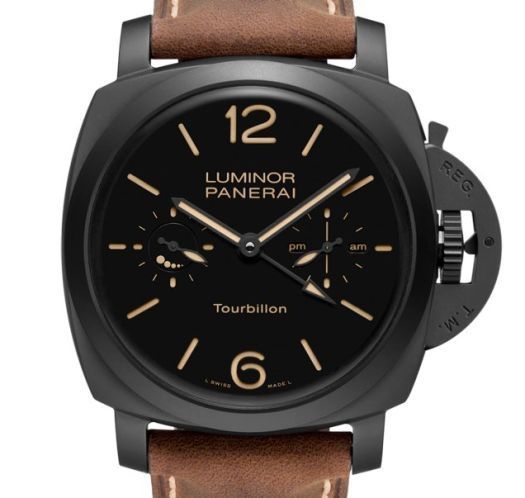 Panerai Luminor 1950 Tourbillon GMT Ceramica - 48 mm Panerai Luminor 1950 Tourbillon GMT Ceramica - 48 mm