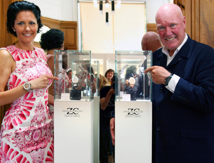 Tina Zegg et Jean-Claude Biver Tina Zegg et Jean-Claude Biver