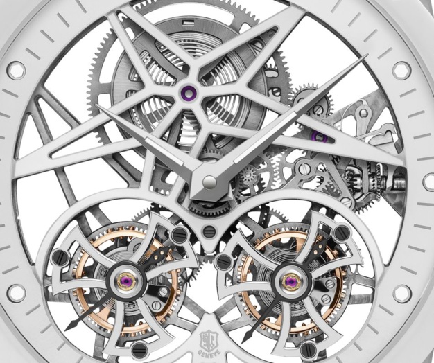 Roger Dubuis Excalibur Twofold : trois premières mondiales pour ce double tourbillon ultra-blanc