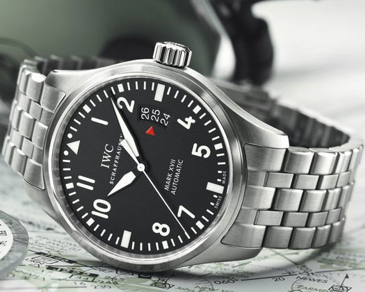 IWC Montre d’Aviateur Mark XVII sur bracelet acier