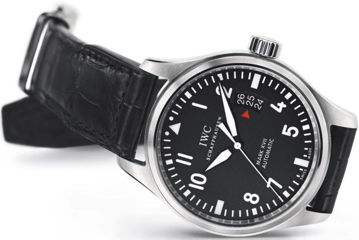 IWC Montre d’Aviateur Mark XVII sur bracelet croco IWC Montre d’Aviateur Mark XVII sur bracelet croco