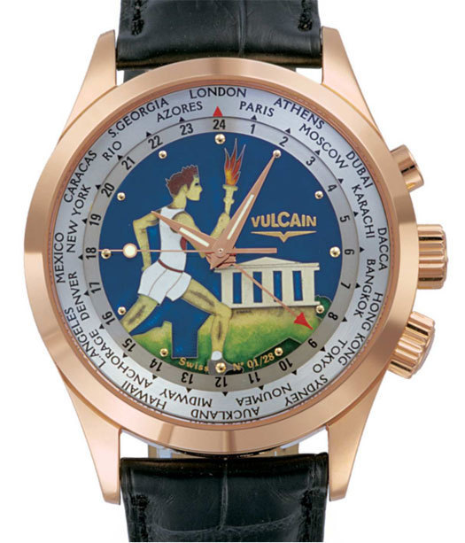 Vulcain Cricket Aviator GMT « Hephaïstos » : hommage aux Jeux Olympiques