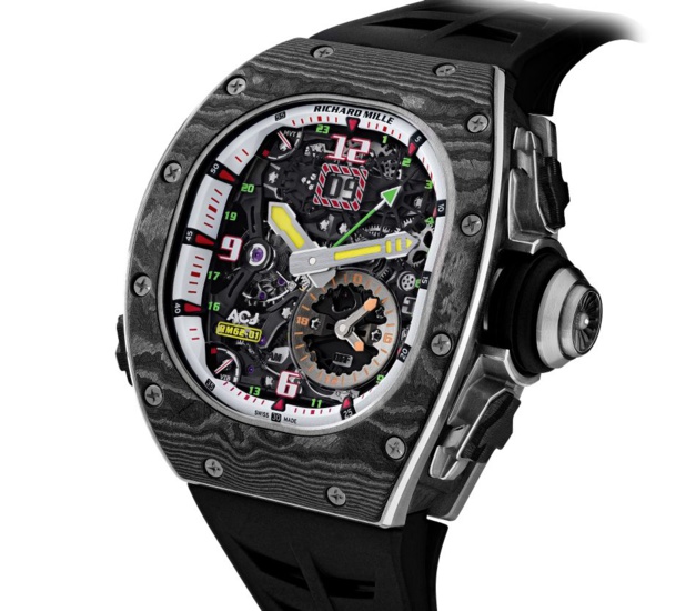Richard Mille RM62-01 Tourbillon Alarme vibrante ACJ Richard Mille RM62-01 Tourbillon Alarme vibrante ACJ