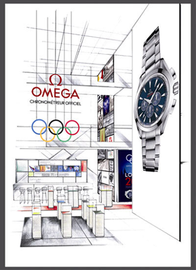 Omega : un pop-up store unique et original au Printemps Hausmann pendant les JO