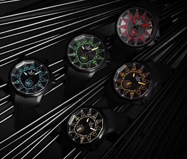 Corum : l'Admiral 42 Automatic s'agrémente de couleurs vives dans sa tenue noire Corum : l'Admiral 42 Automatic s'agrémente de couleurs vives dans sa tenue noire