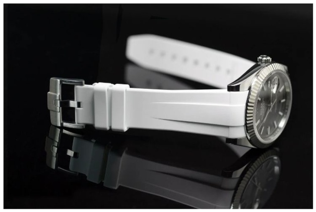 Rubber B lance un bracelet en caoutchouc pour les Rolex Datejust 41