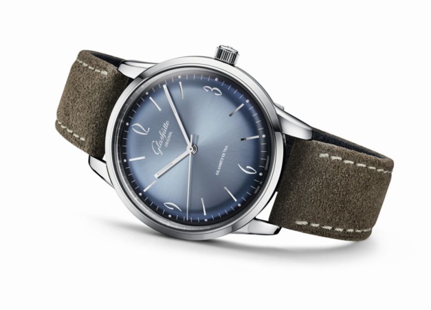 Glashütte Original Sixties cadran bleu glaciaire Glashütte Original Sixties cadran bleu glaciaire