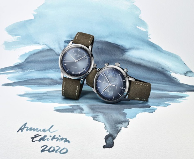 Glashütte Original Sixties cadran bleu glaciaire