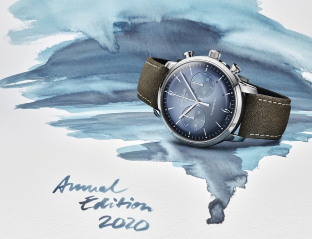 Glashütte Original : la Sixties se pare d'un beau cadran bleu glaciaire pour une nouvelle ère...